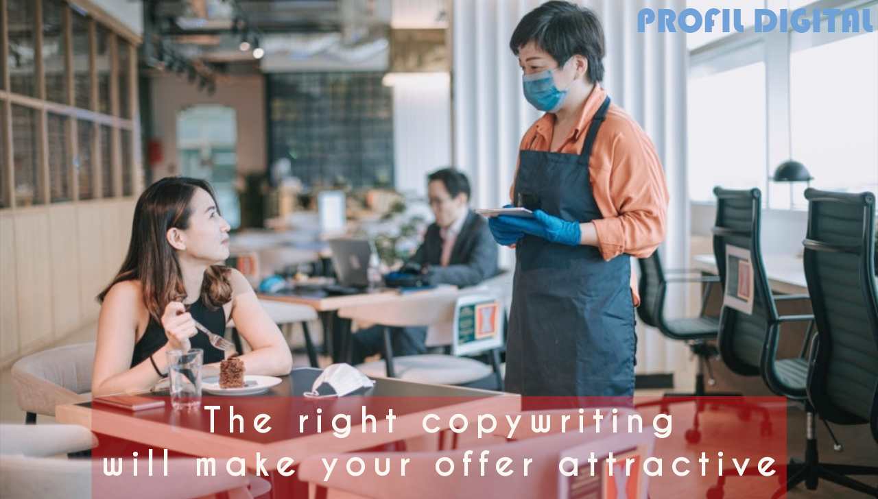 The right copywriting will make your offer attractive